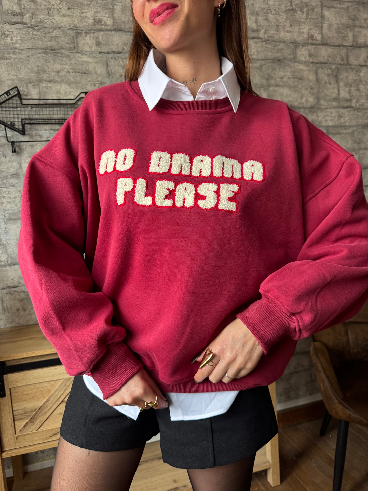 Sweat No Drama Bordeaux