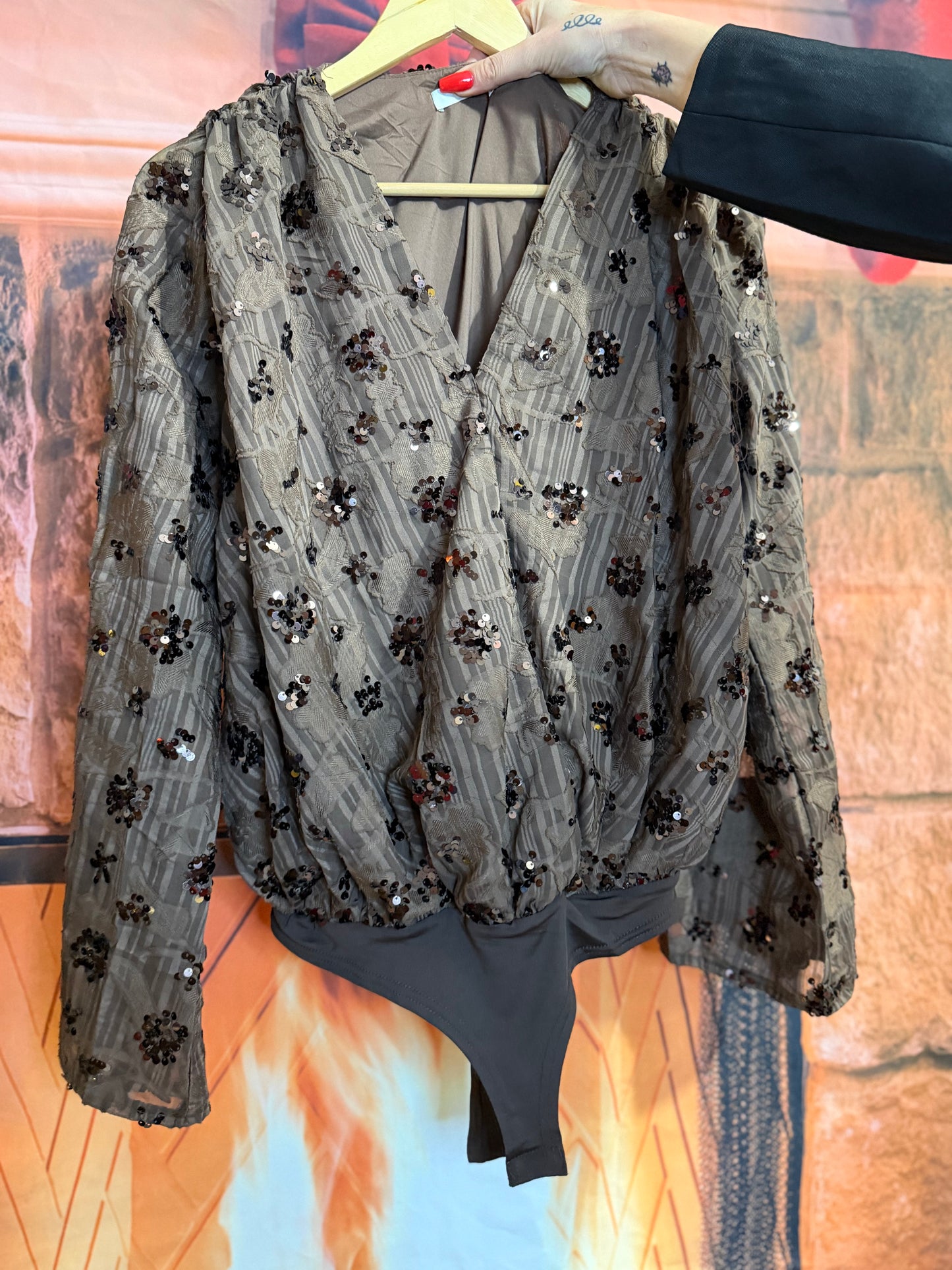 Body Sequin Chocolat