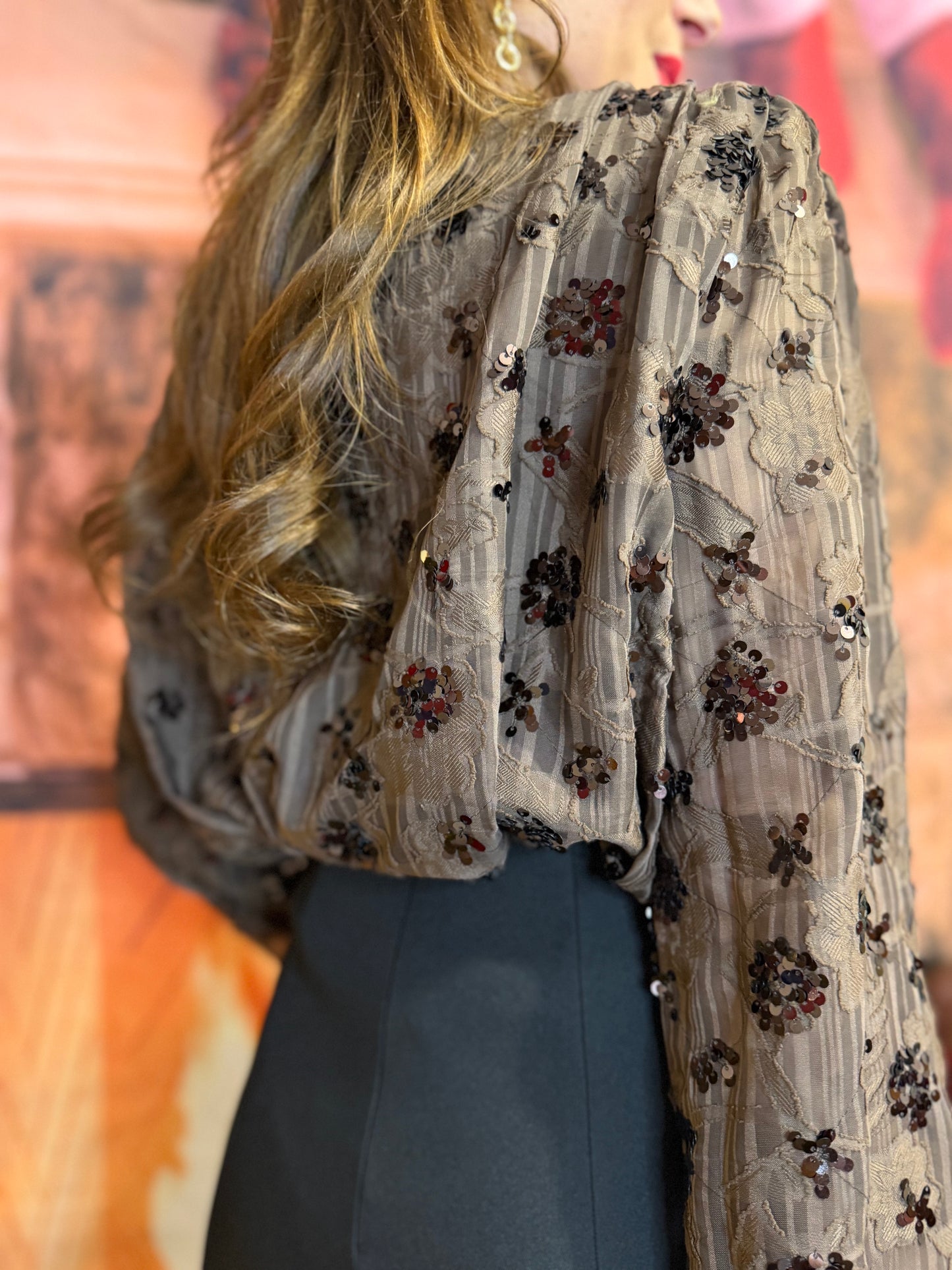 Body Sequin Chocolat