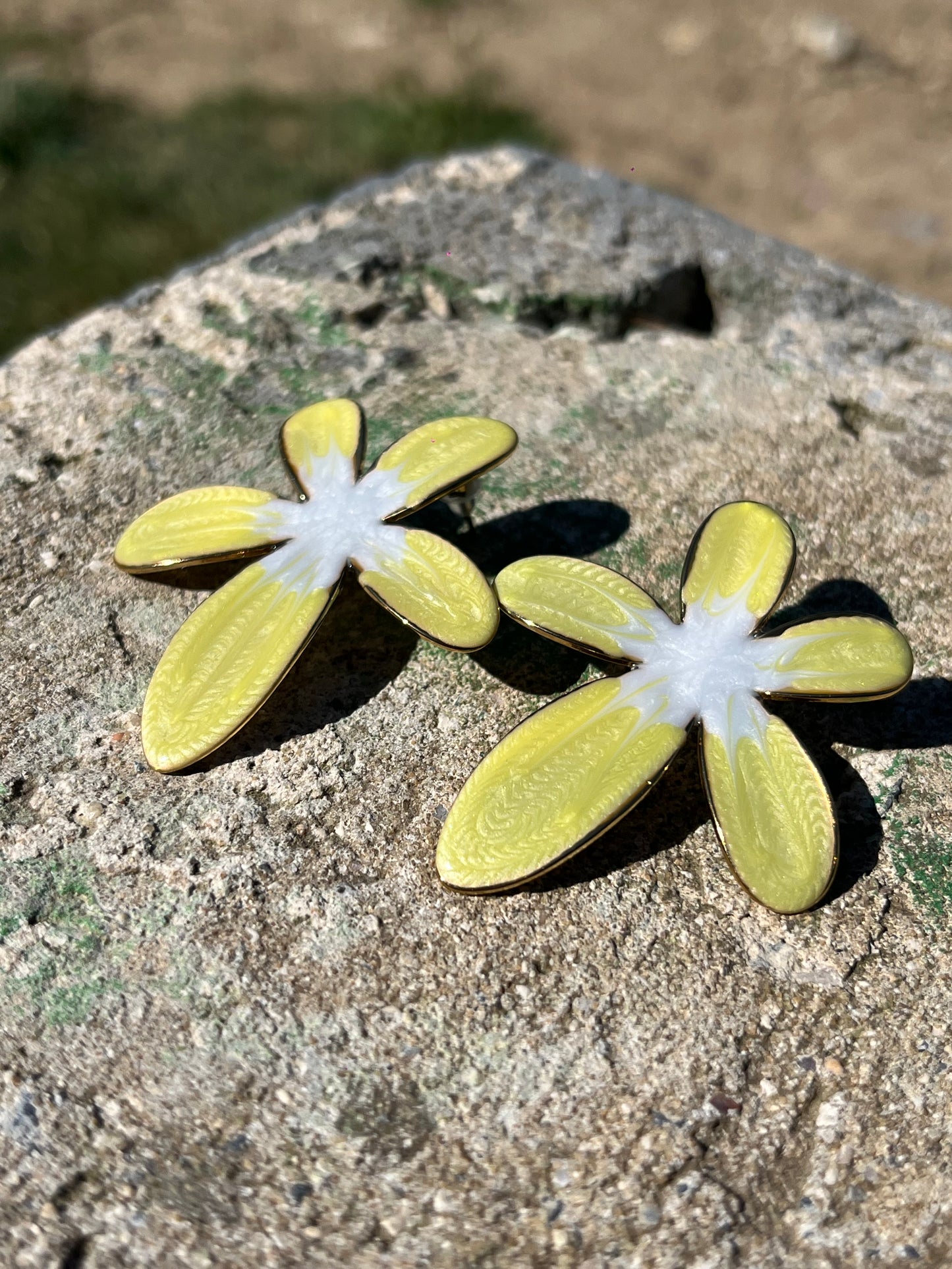 Boucle Fleure Jaune