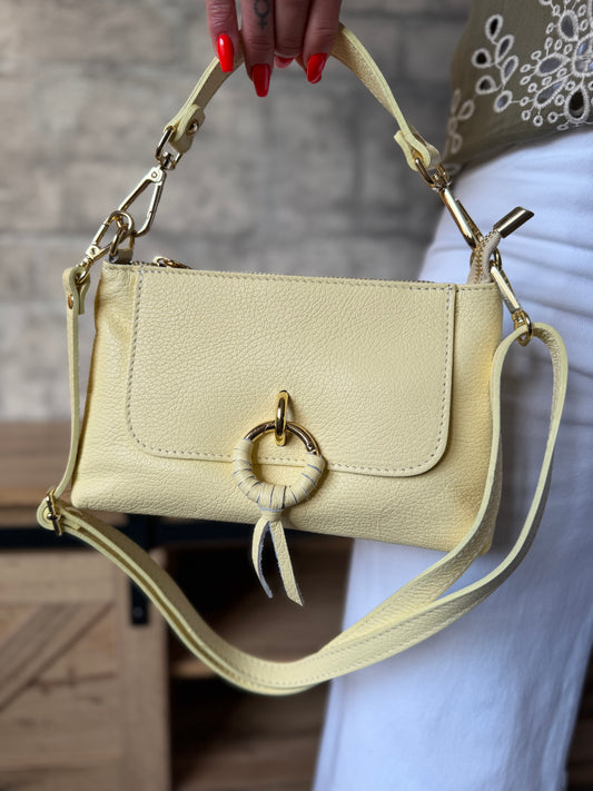 Sac Carl CUIR Jaune