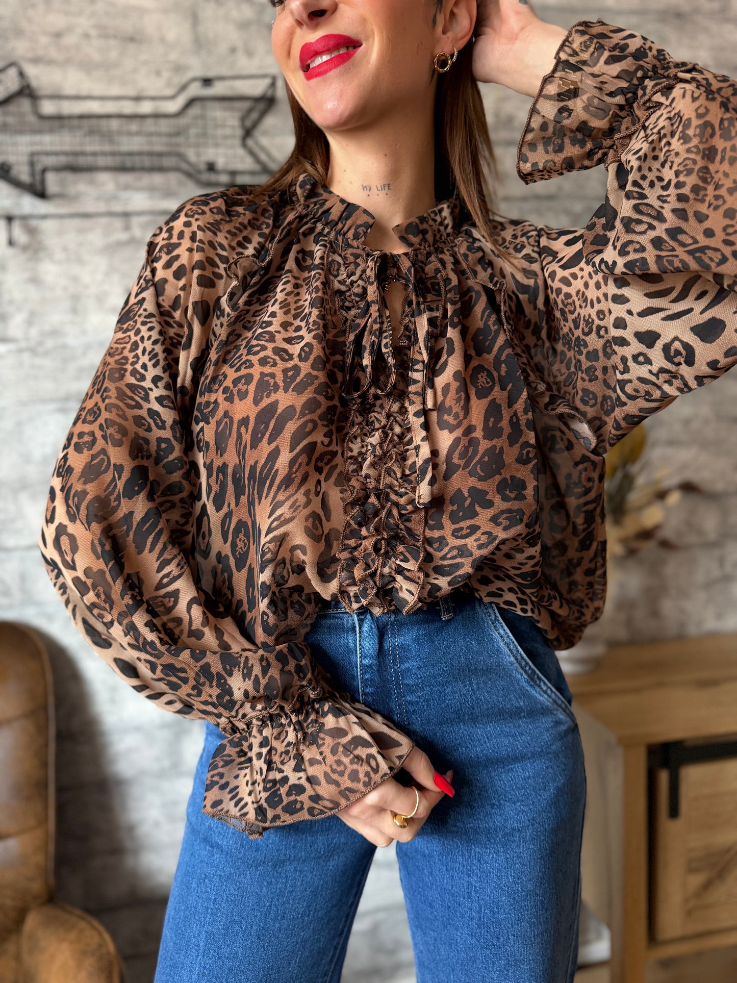 Blouse Léopard