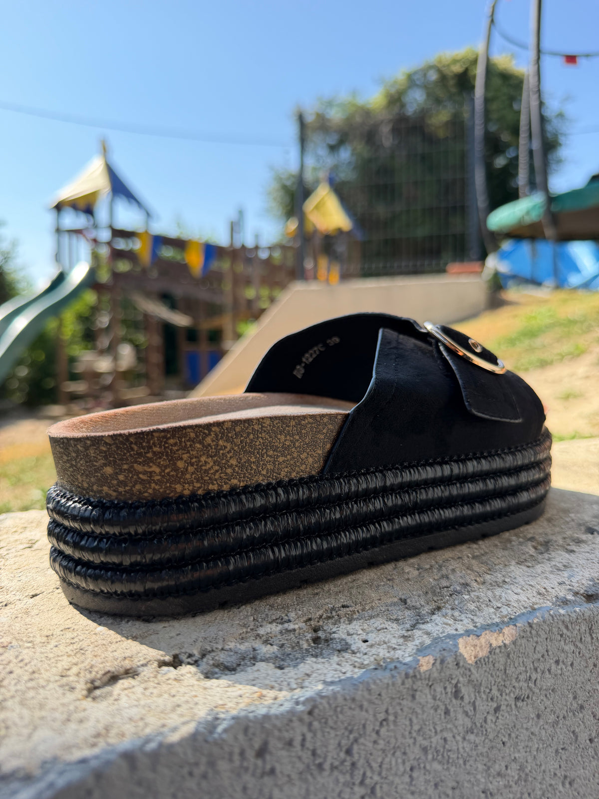 Sandales Vanille Noir