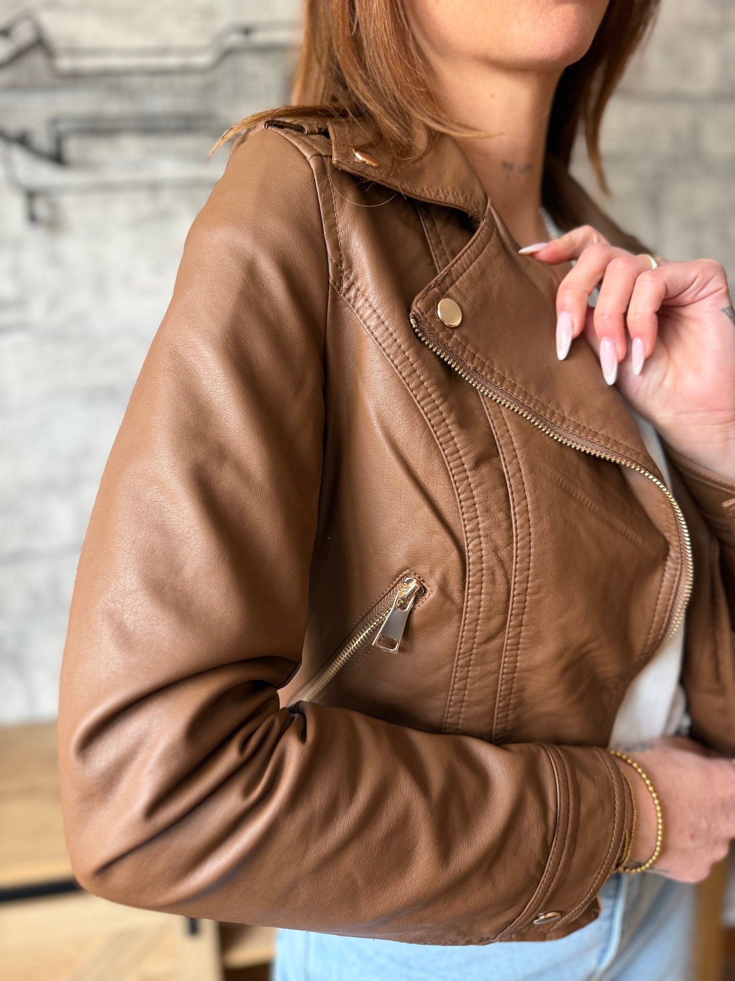 Veste Perfecto Chocolat (Taille M)