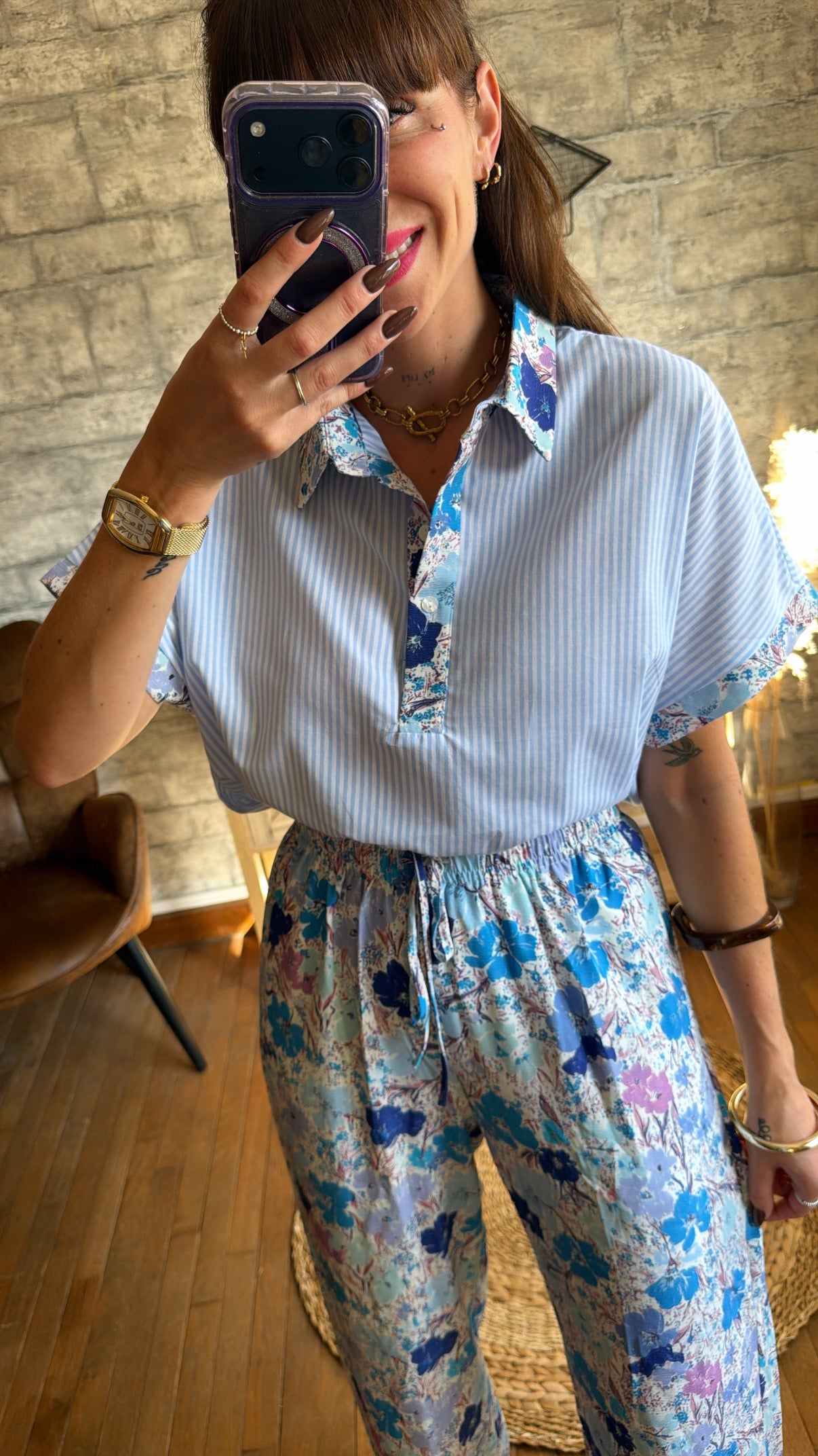 Chemise Bleuet