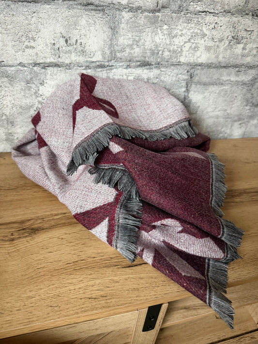 Écharpe Noeud Bordeaux