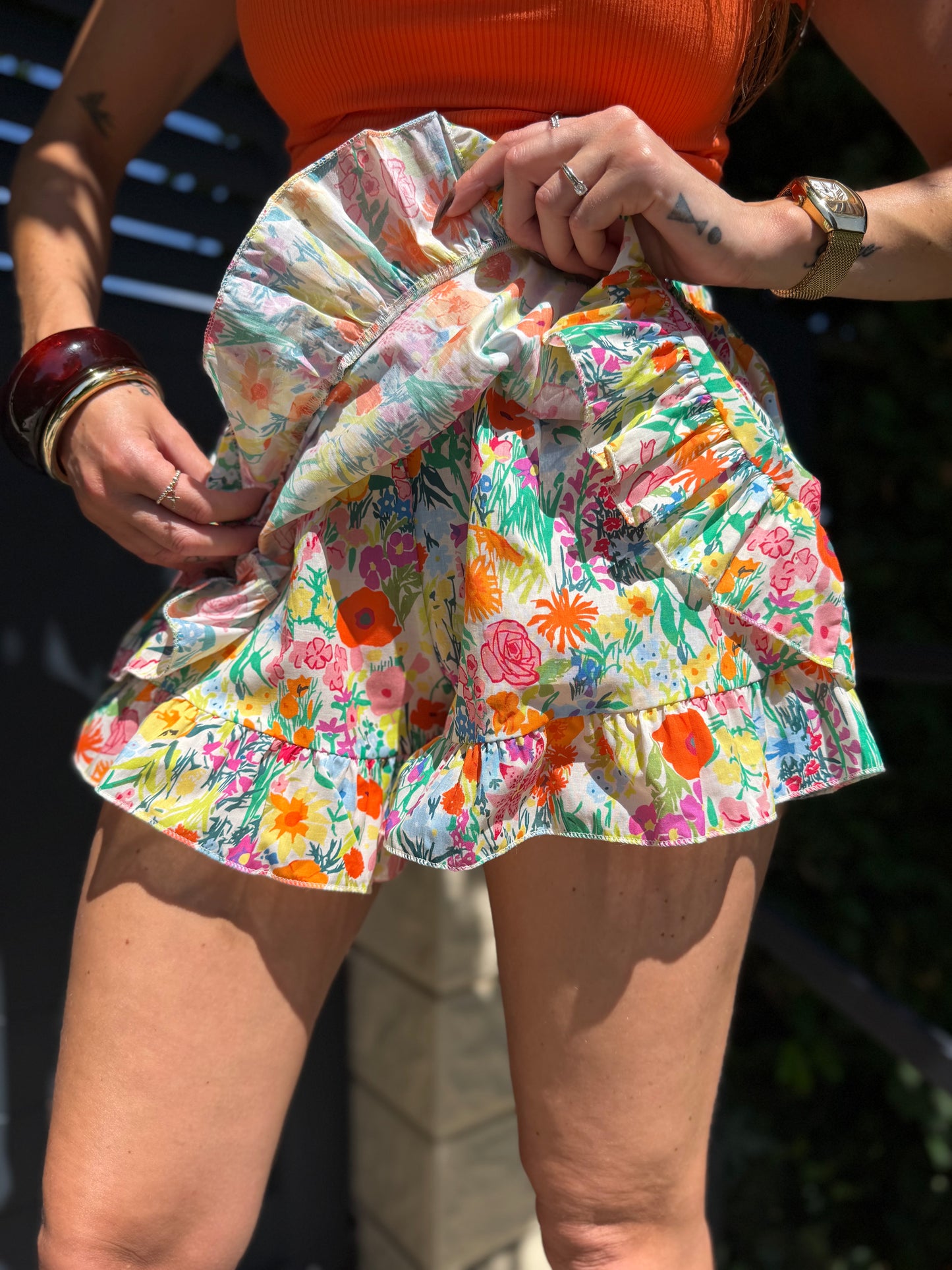 Jupe-Short Mia Orange