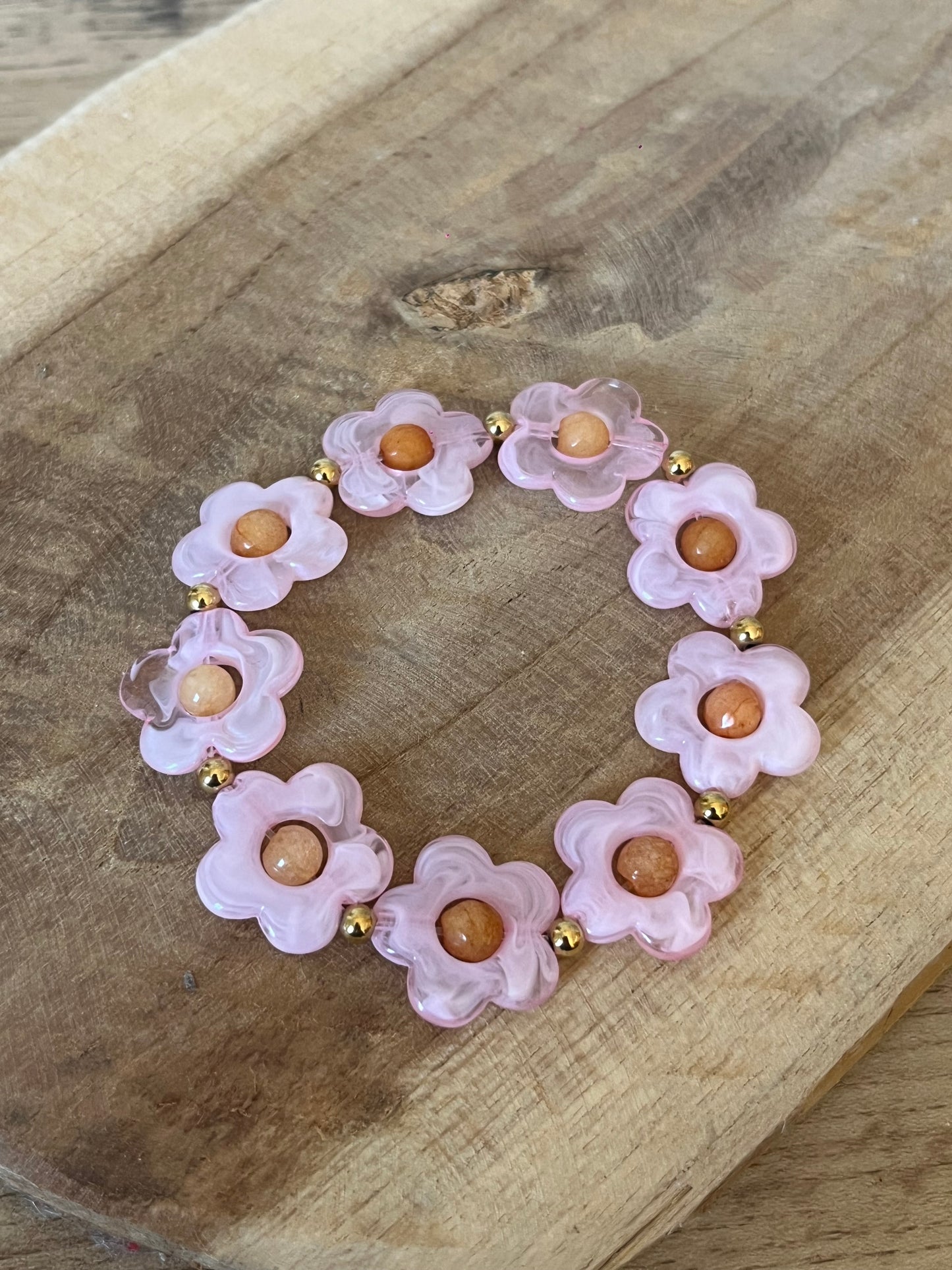 Bracelet Marguerite Rose