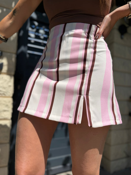 Jupe-Short Rayé