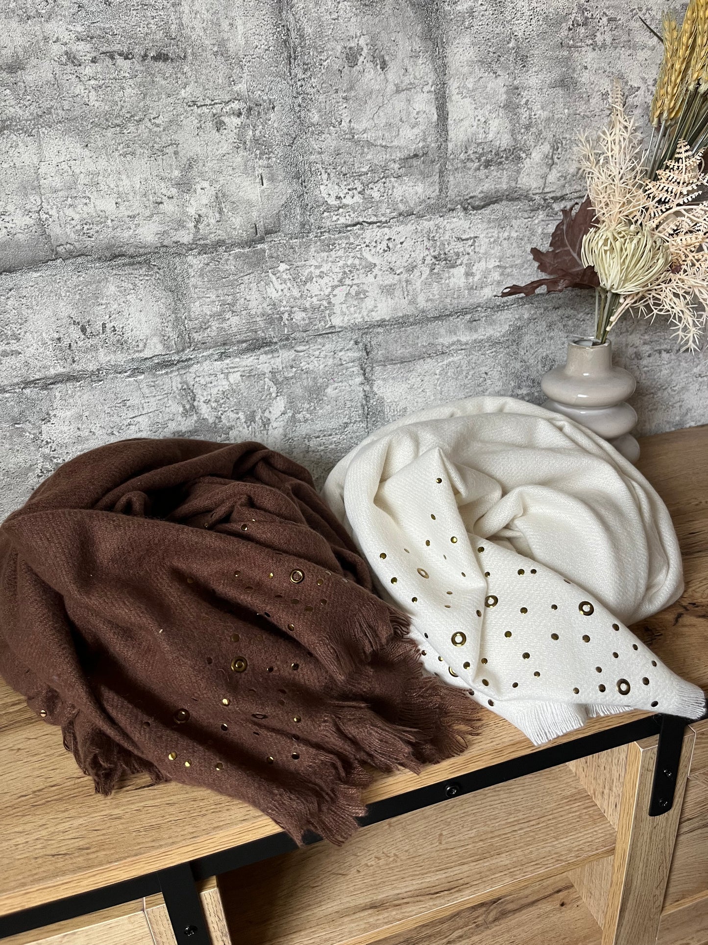 Écharpe Shine Chocolat