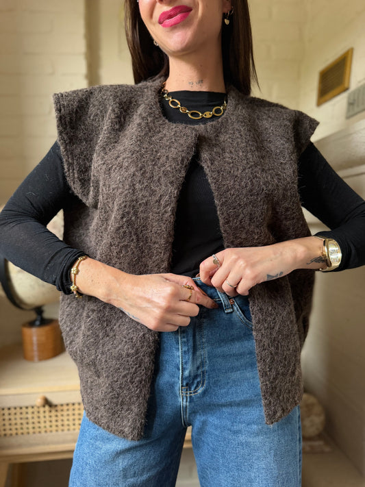 Gilet Sans Manches Chocolat