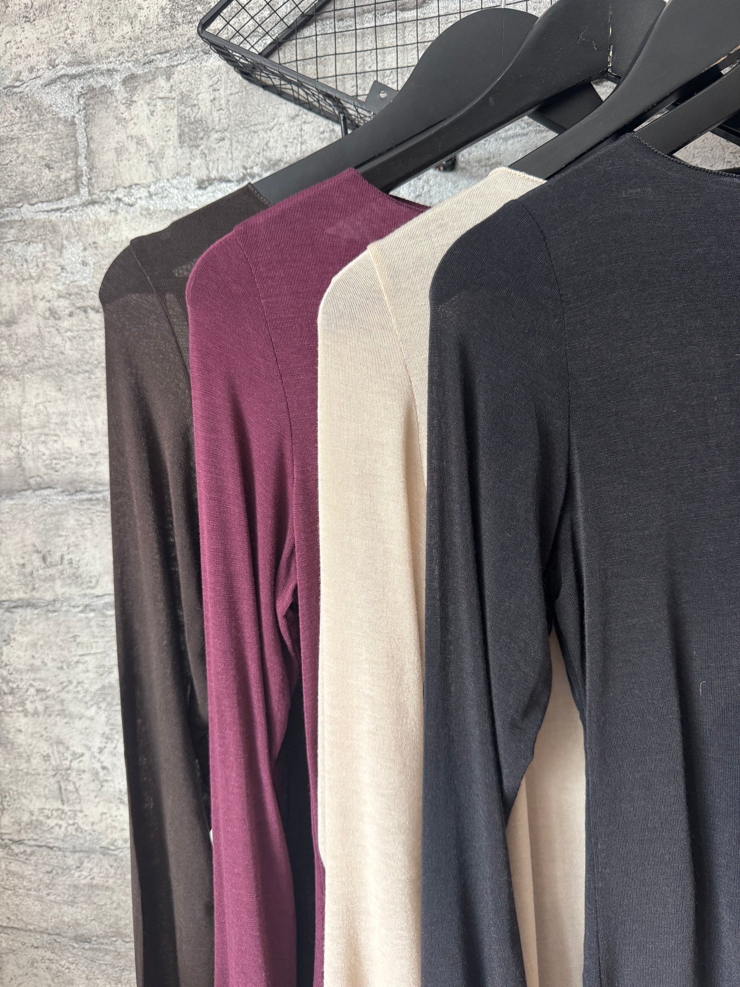 Top Manche Cachemire