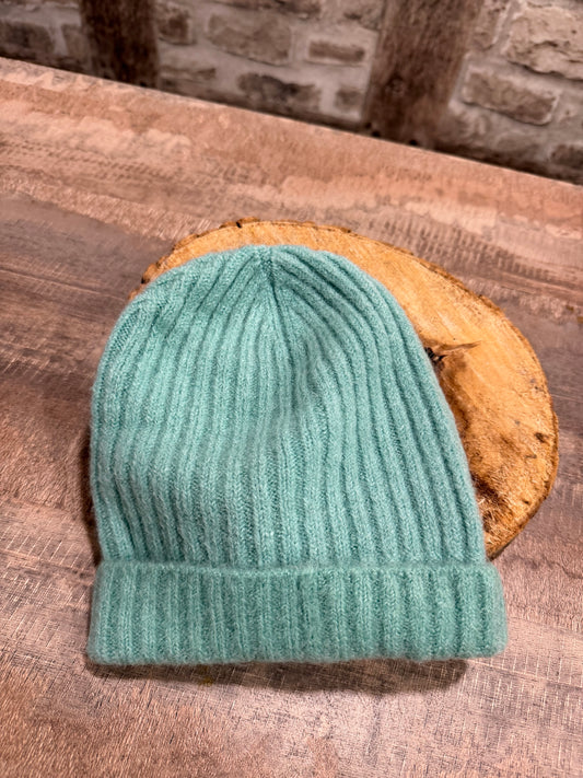 Bonnet Alpaga Vert d’eau