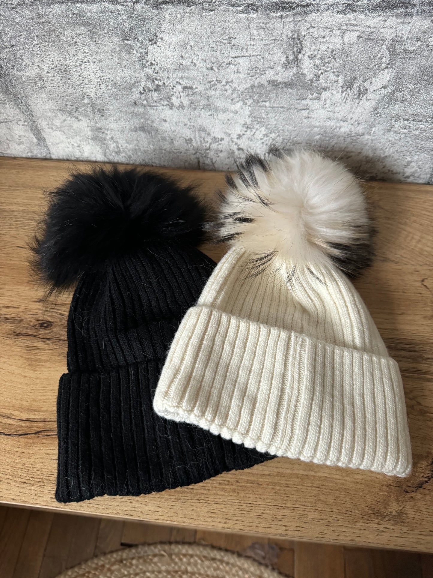 Bonnet Pompon Ecru