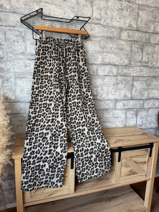 Pantalon Léopard