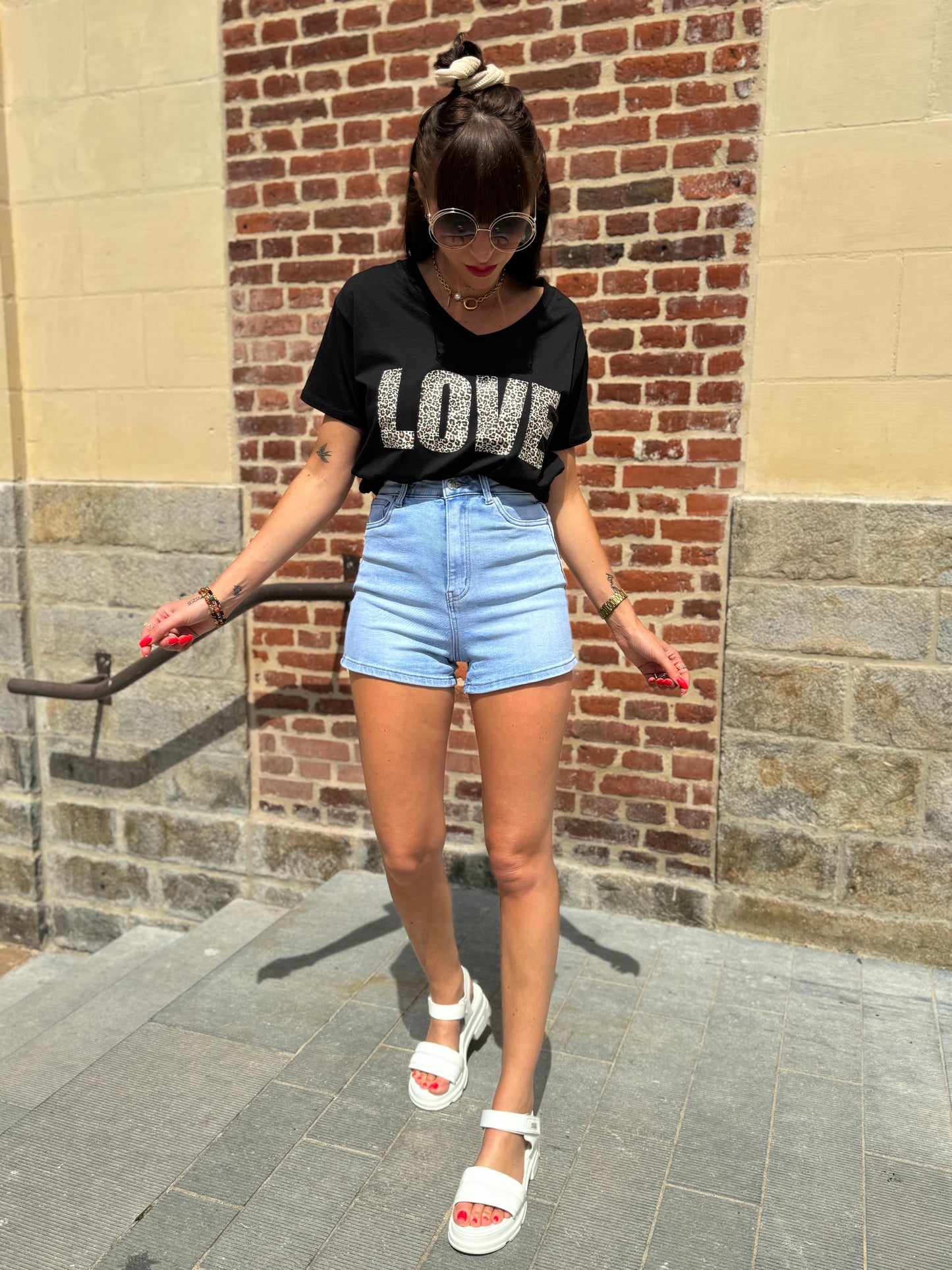 Short Jean's Taille Haute
