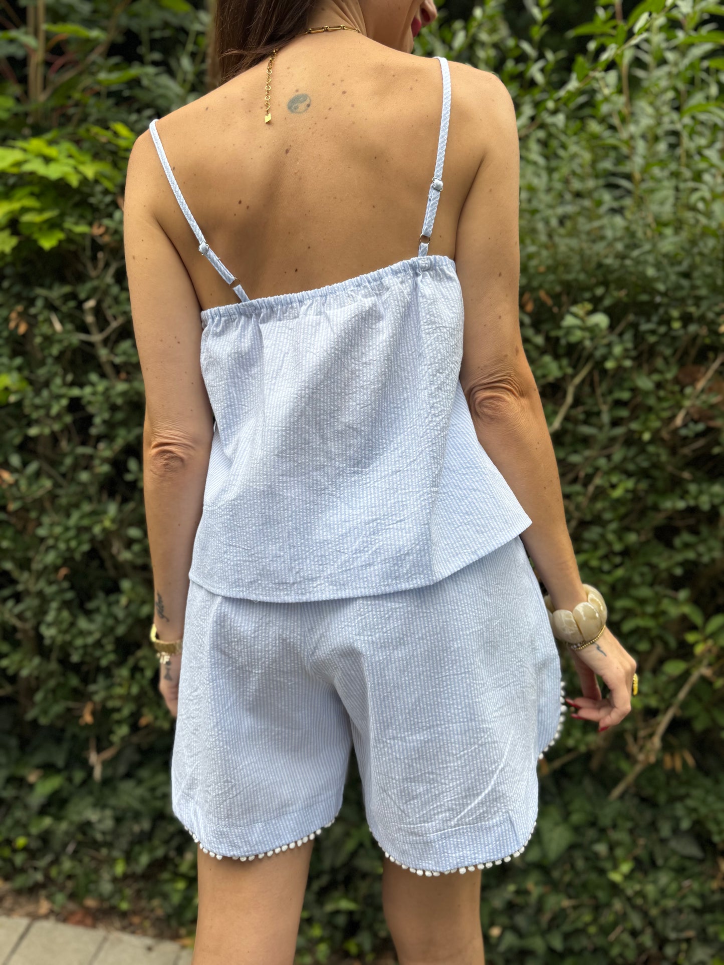 Short Rayé Ciel