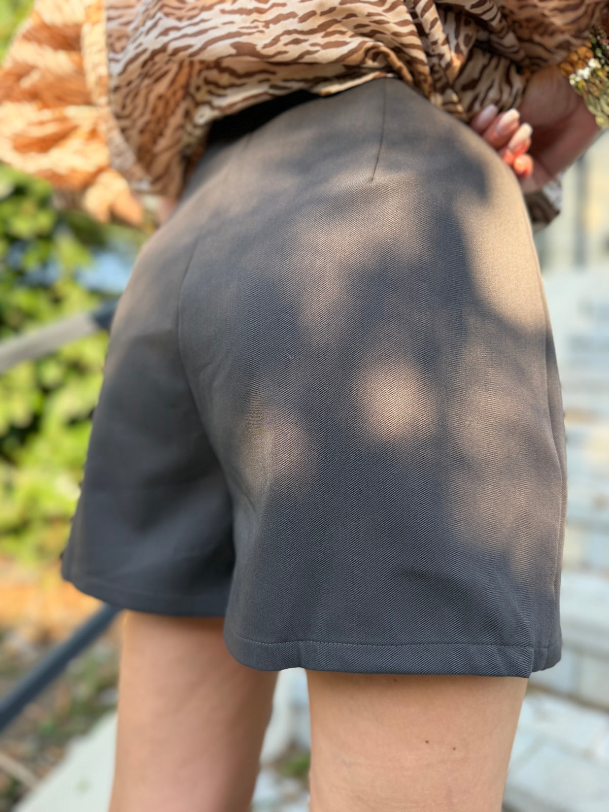 Jupe-Short Unie New Chocolat