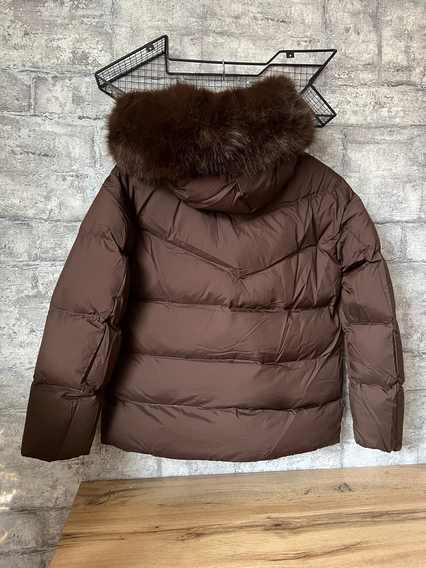 Doudoune Paloma Chocolat  (fourrure amovible)