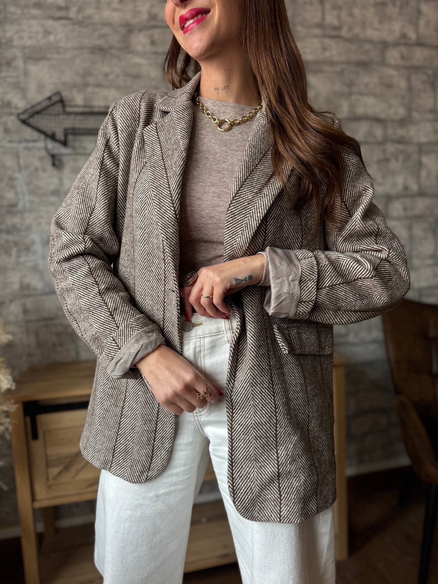 Blazer Grégoire Marron