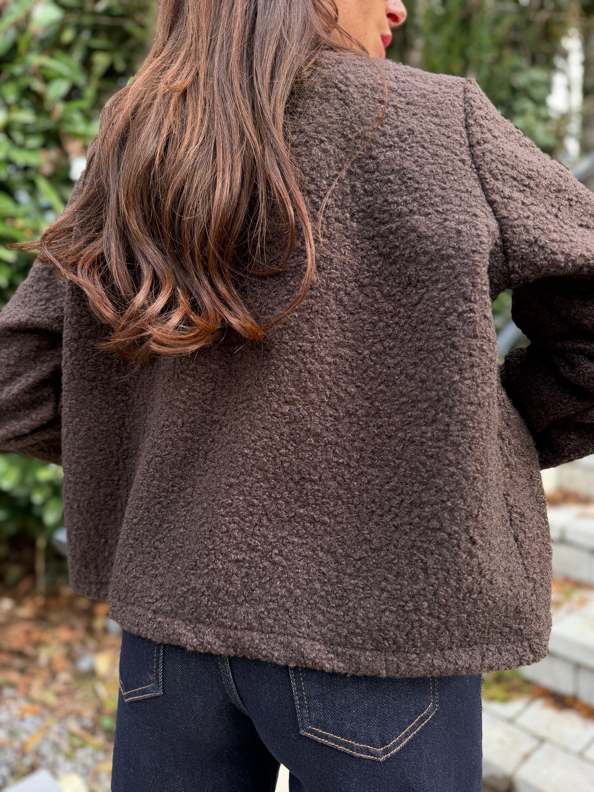 Veste Bouclette Chocolat