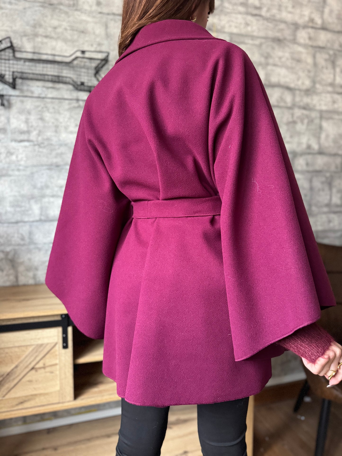 Veste Cape Bordeaux