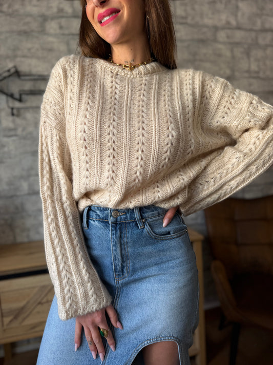 Pull Eden Beige