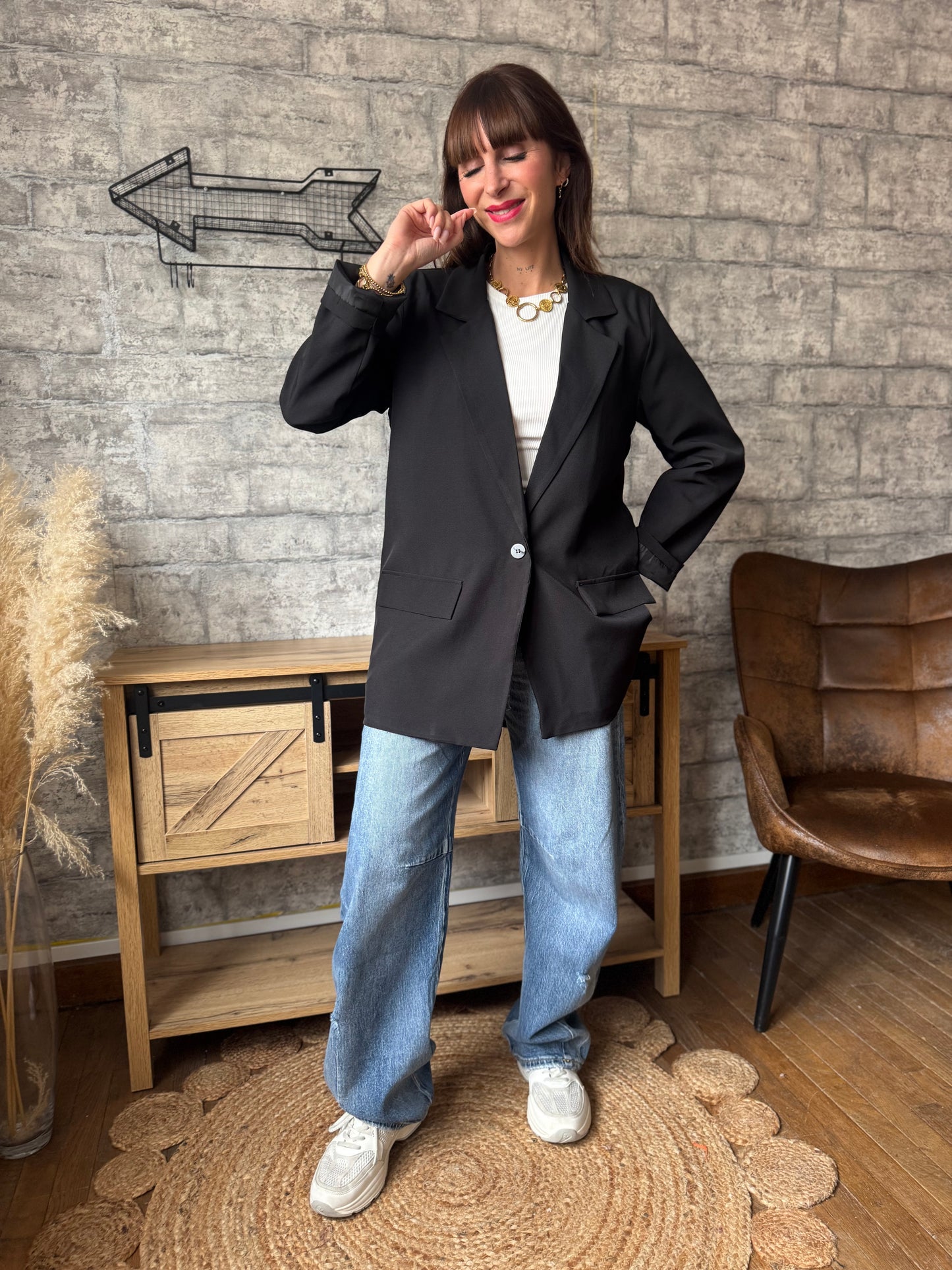 Blazer Oversize Noir