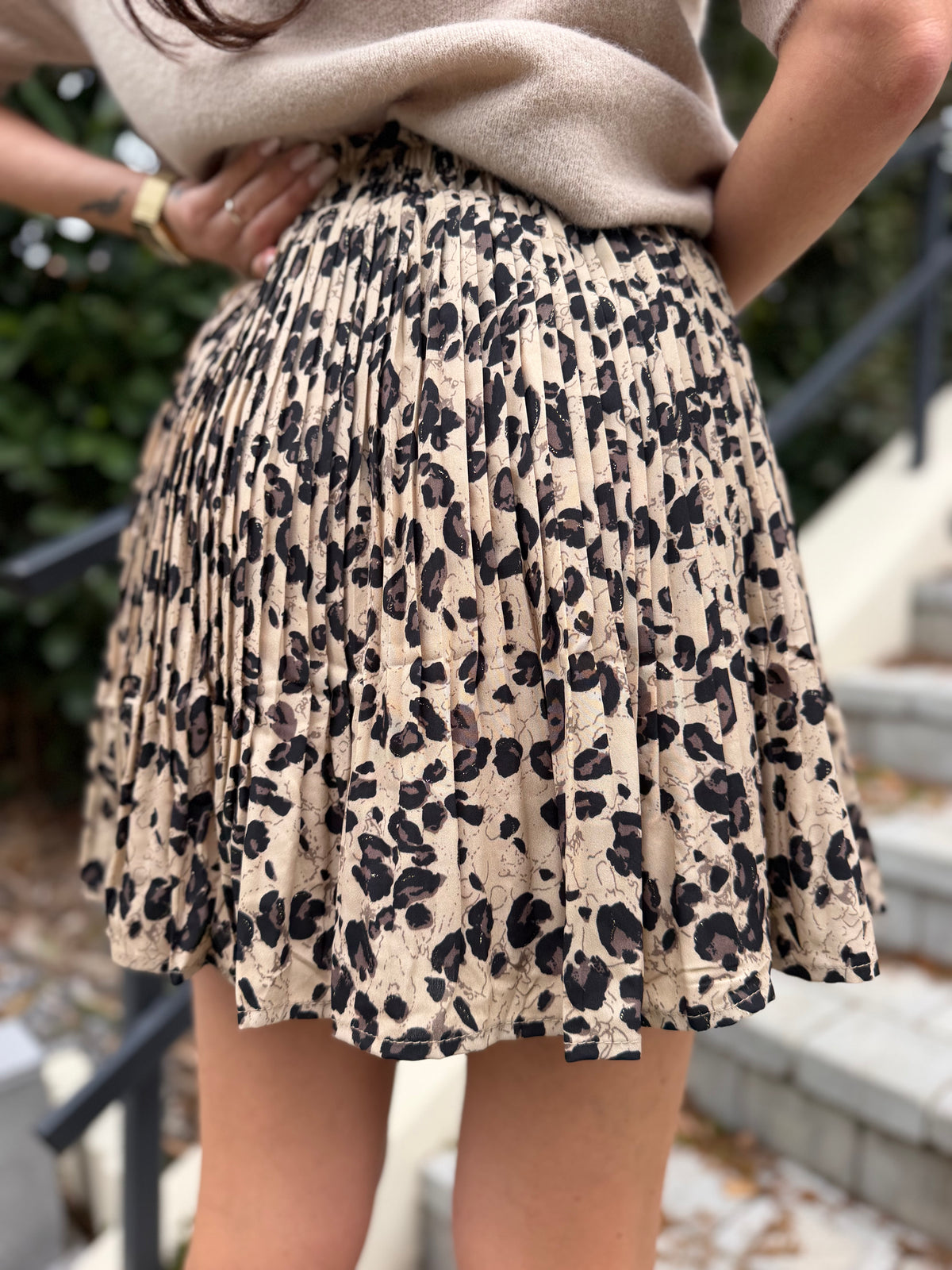 Jupe Leopard