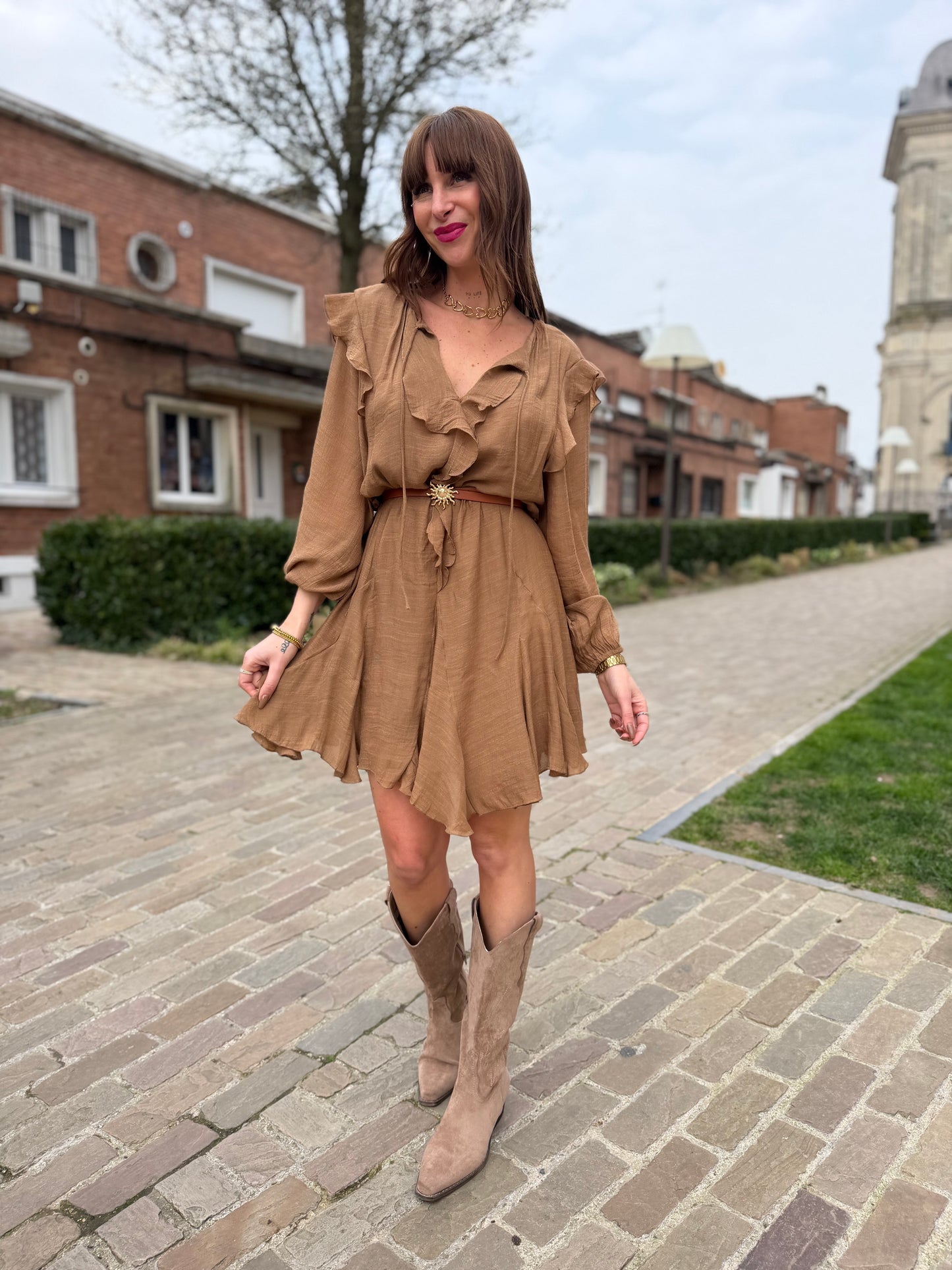 Robe Sybille Camel