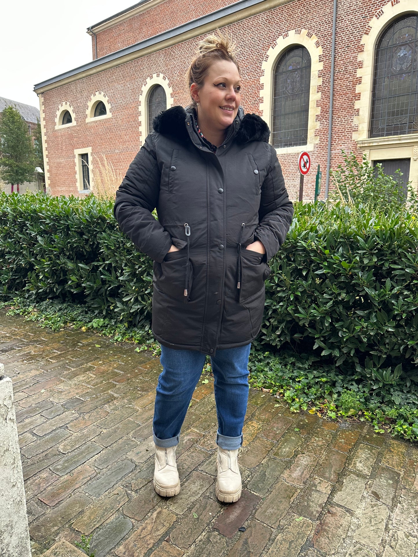 Parka Noir (Réversible Doudoune) Pulpeuse