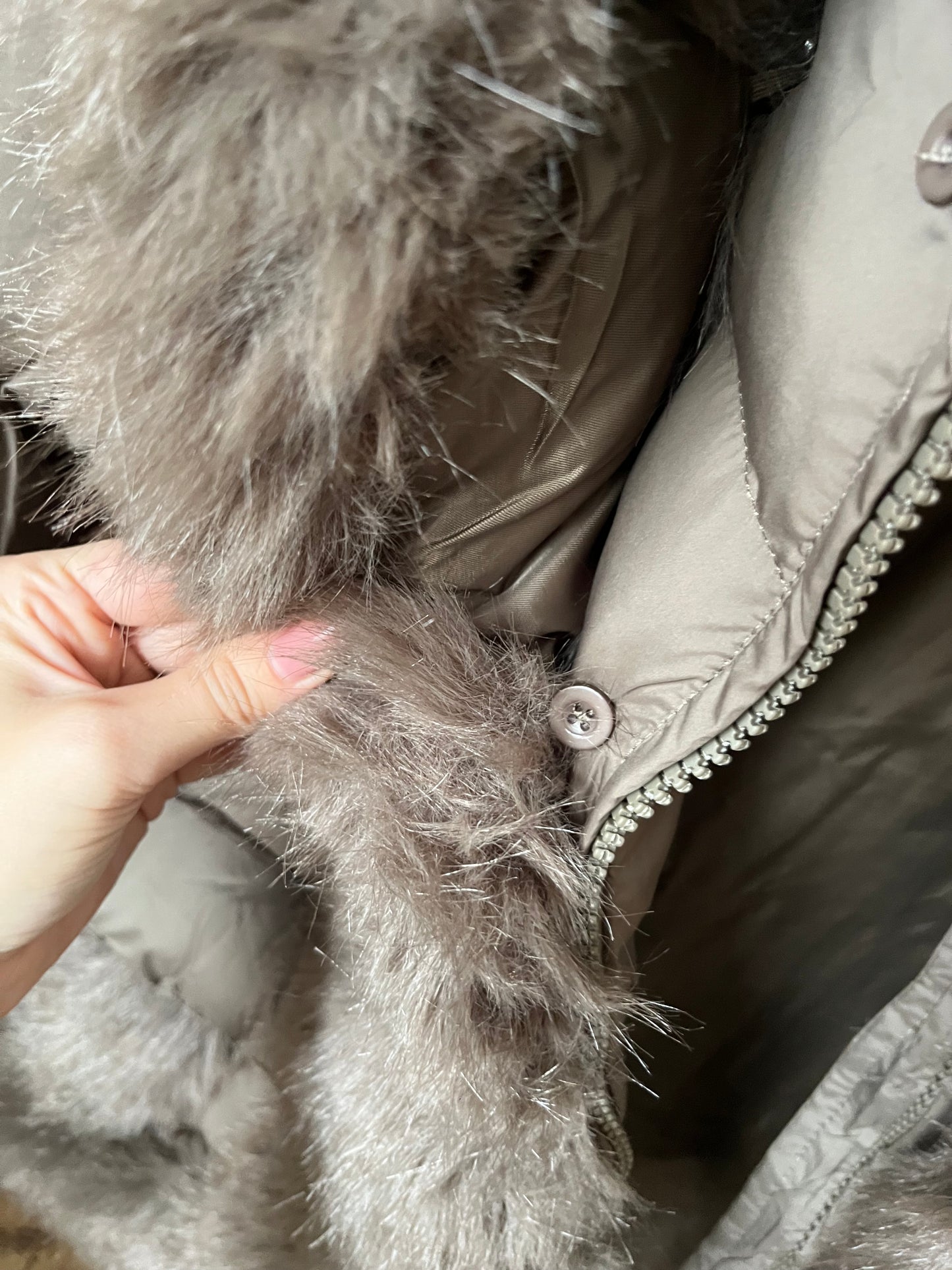 Doudoune Paloma Kaki (fourrure amovible)