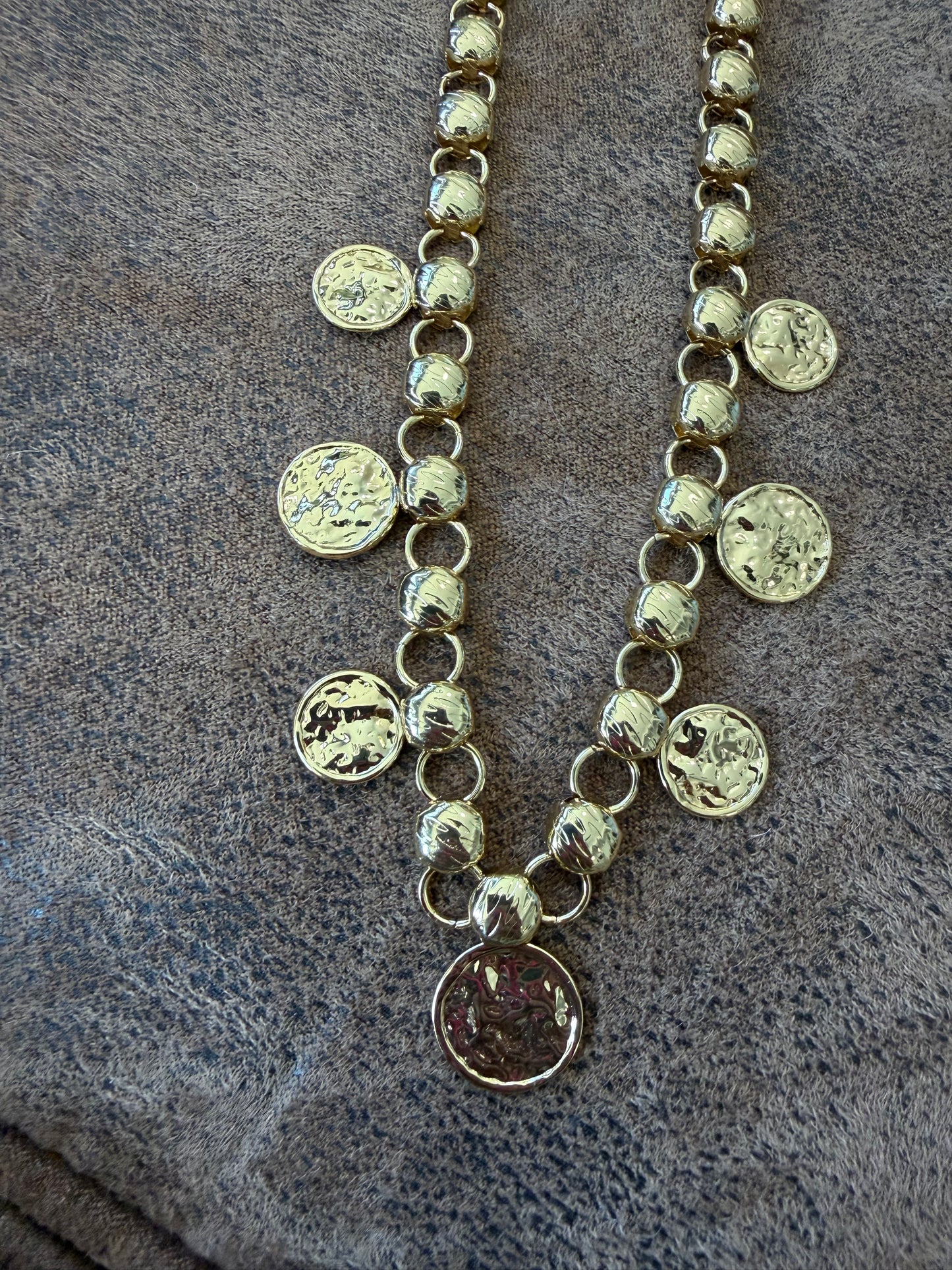Collier Pampille Doré