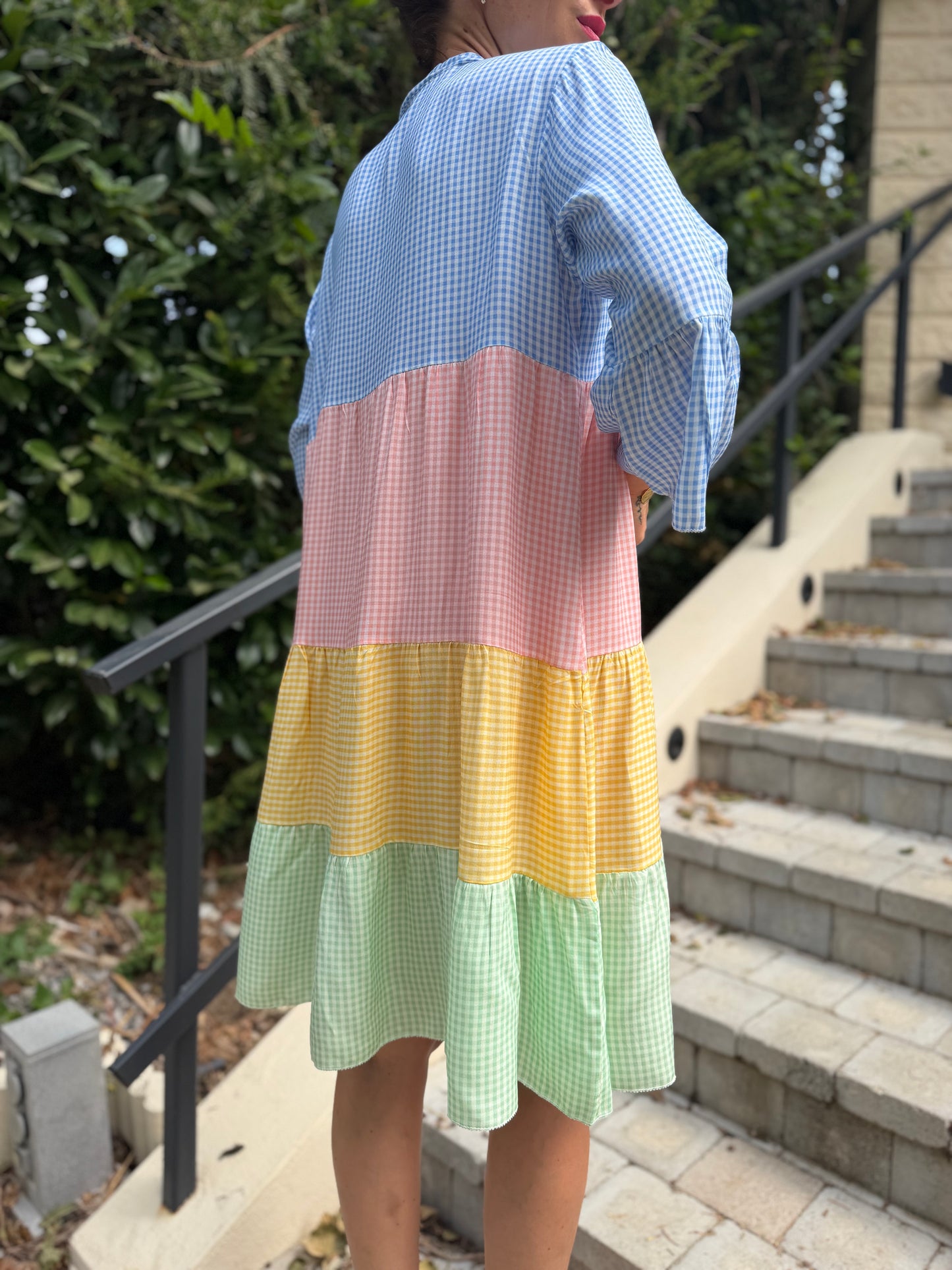 Robe Ample Tricolore