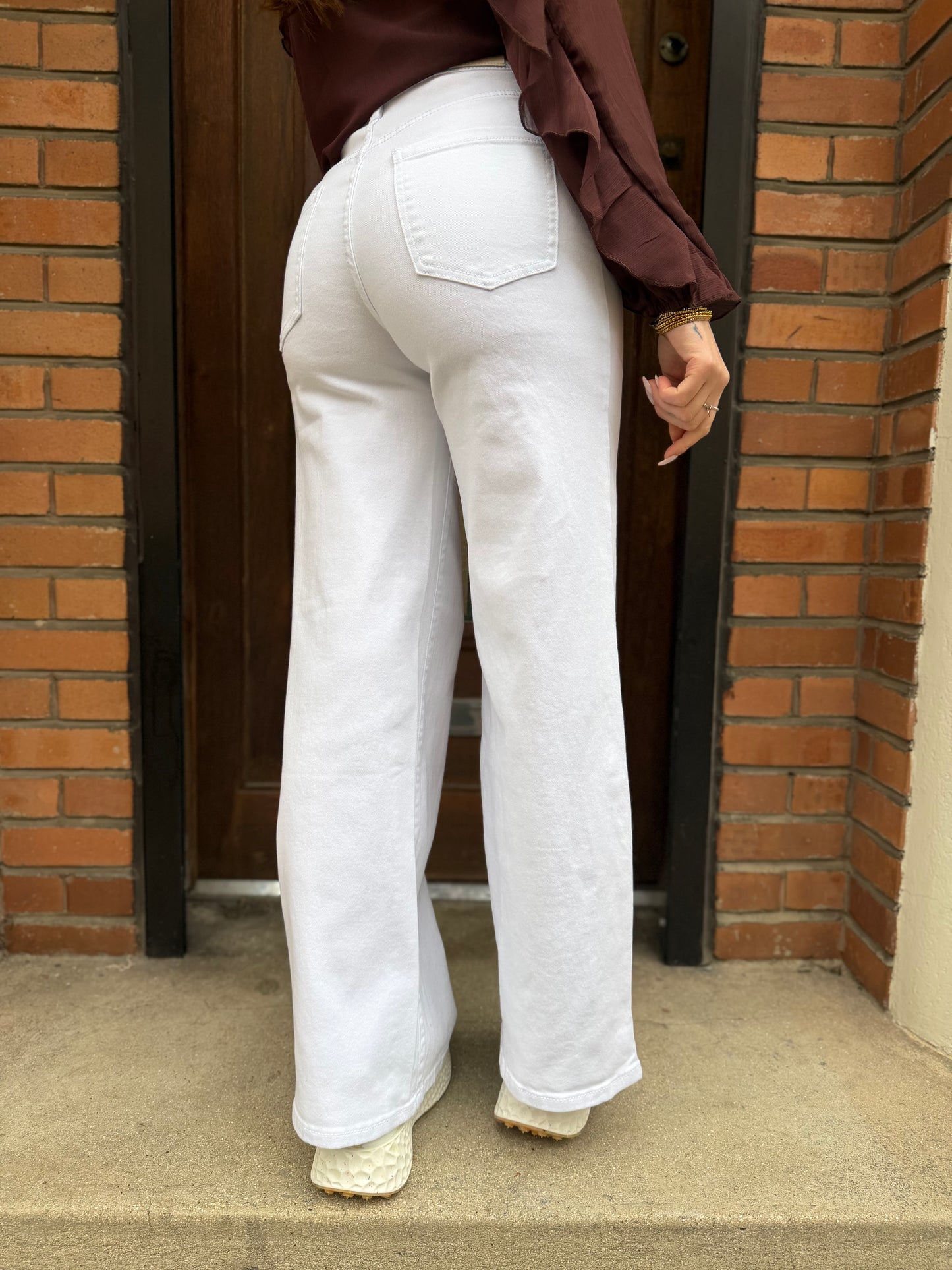 Jean's Wide Blanc