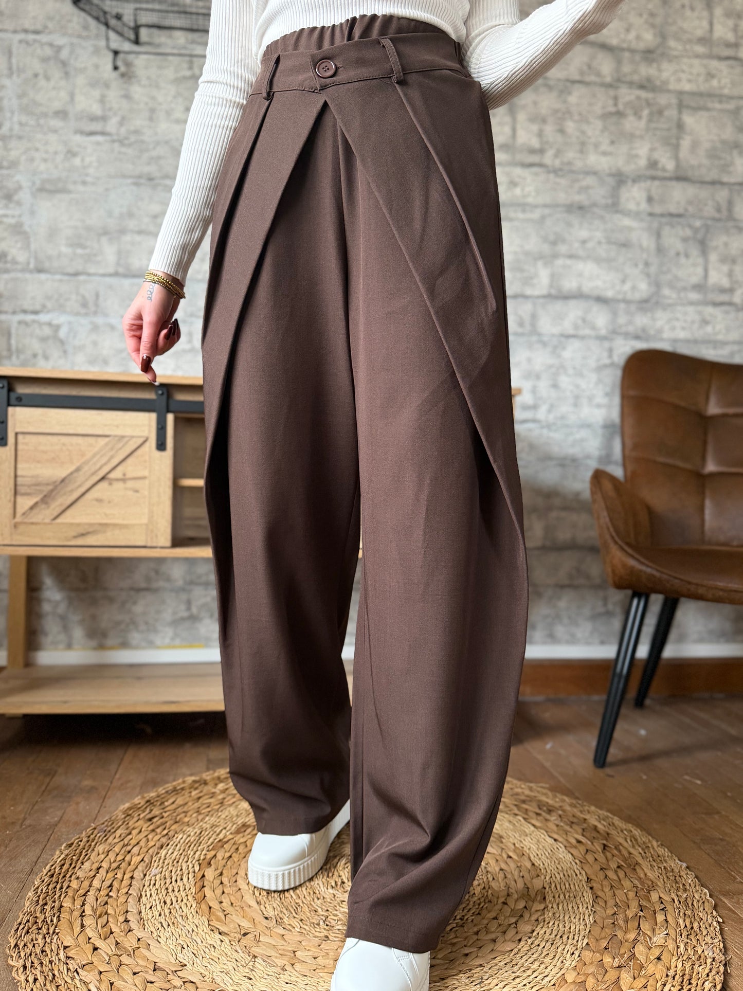 Pantalon Marlone Chocolat