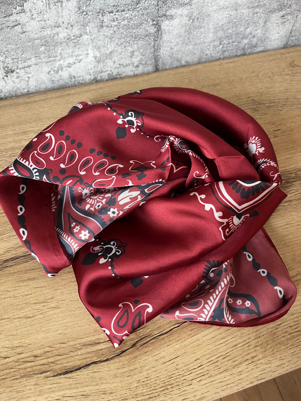 Foulard Bandana Bordeaux