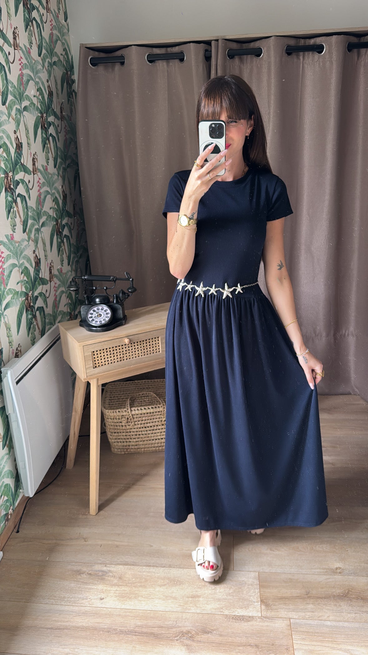 Robe Soraya Bleu Marine