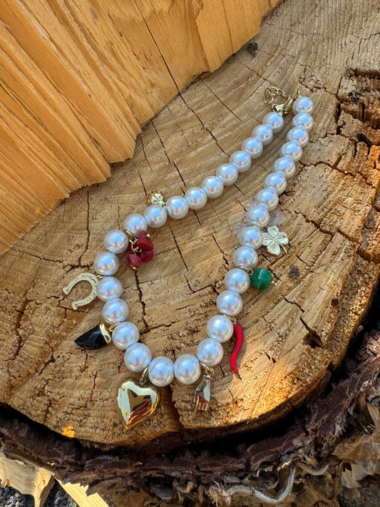 Collier Perles Piment