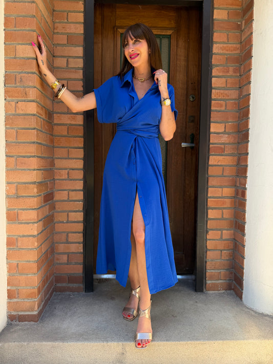 Robe Louise Bleu Roi