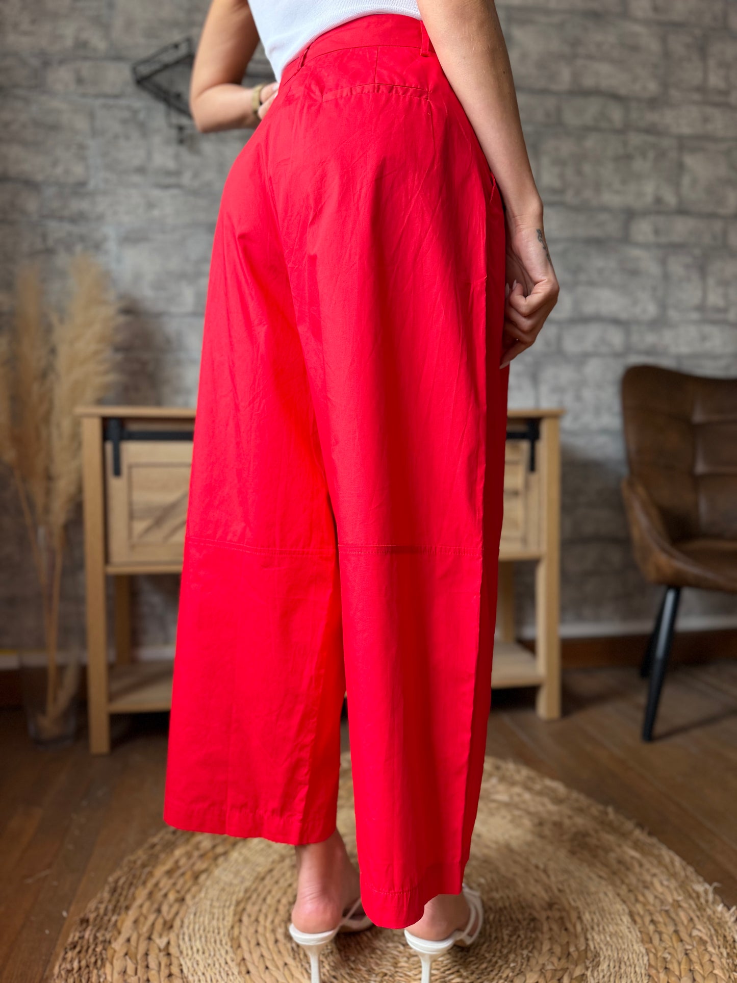 Pantalon Henri Rouge