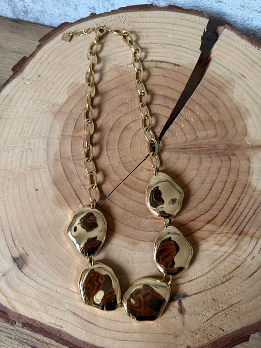 Collier Plaque d’or