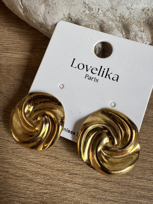 Boucle d’oreille Clip Spiral