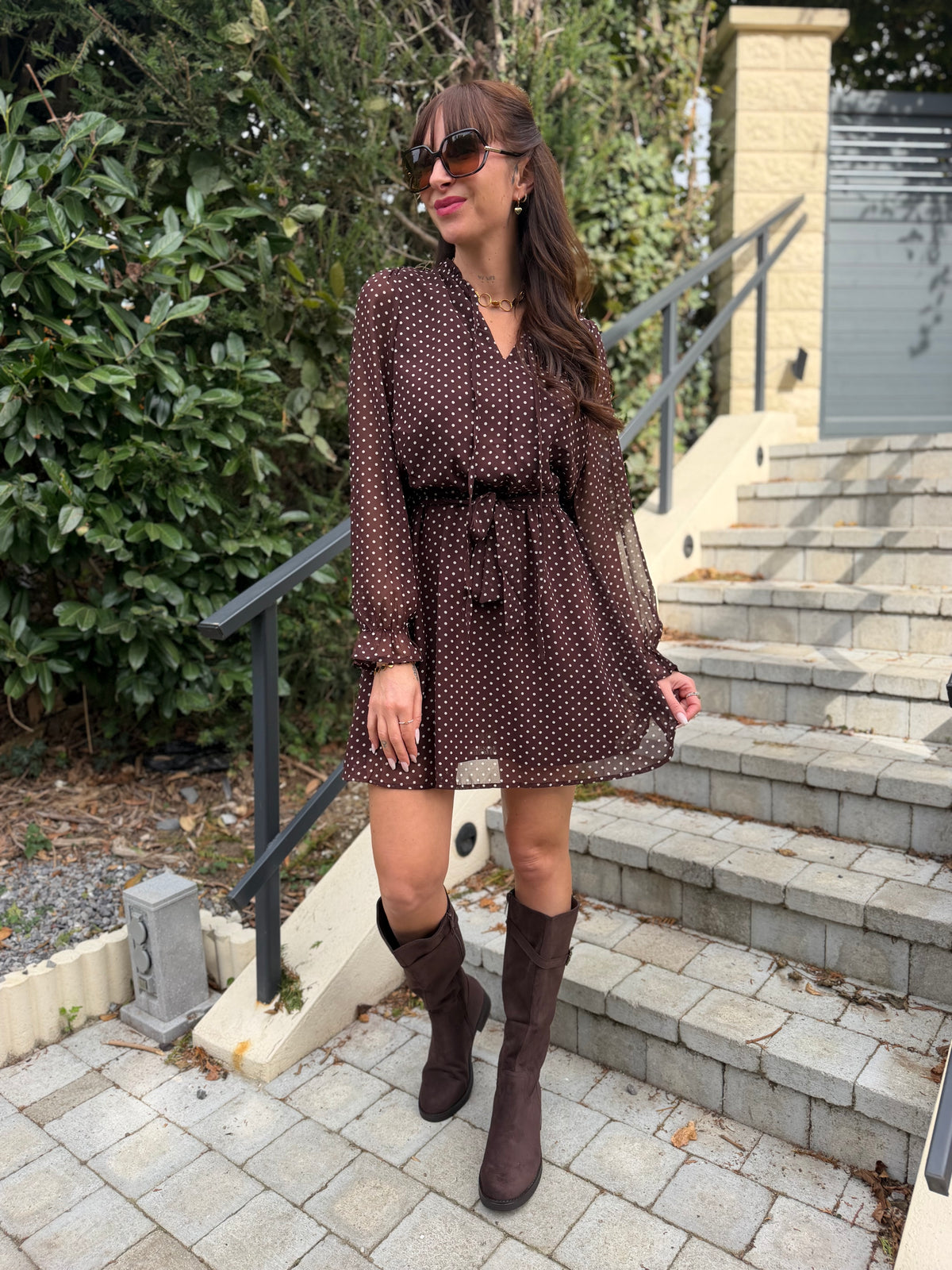 Robe Pois Chocolat