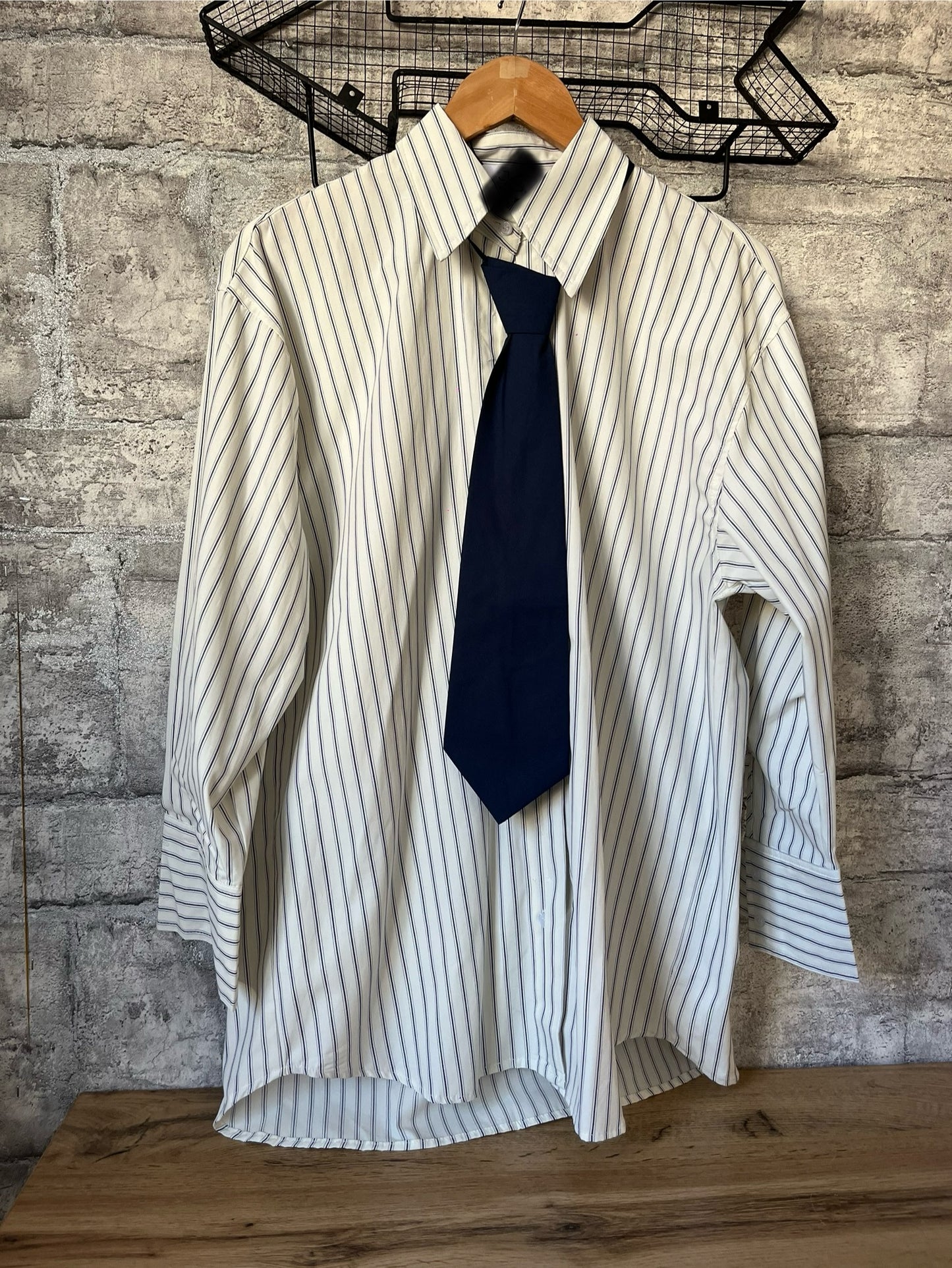 Chemise Cravate Blanc