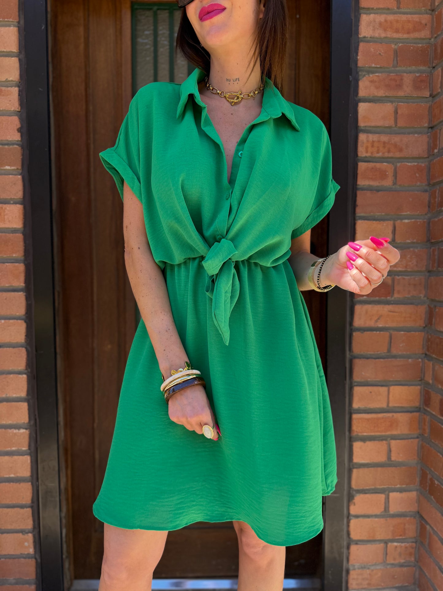 Robe Caline Vert