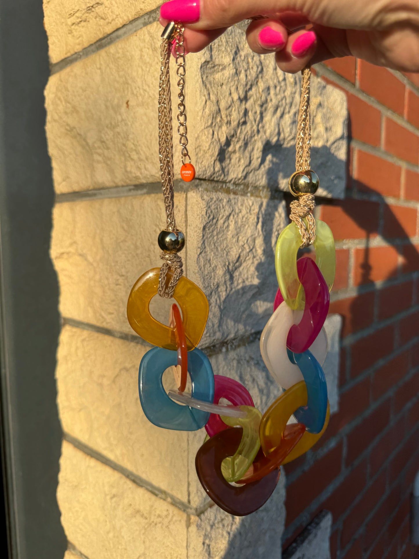 Collier Resine Couleurs