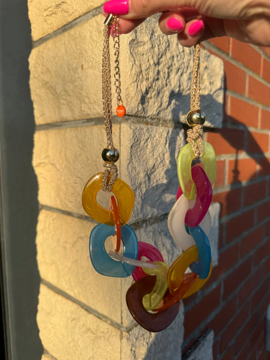 Collier Resine Couleurs
