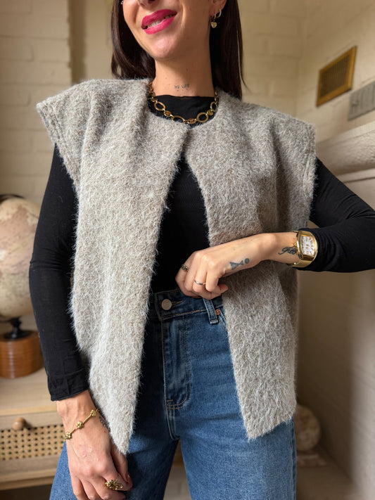 Gilet Sans Manches Sable