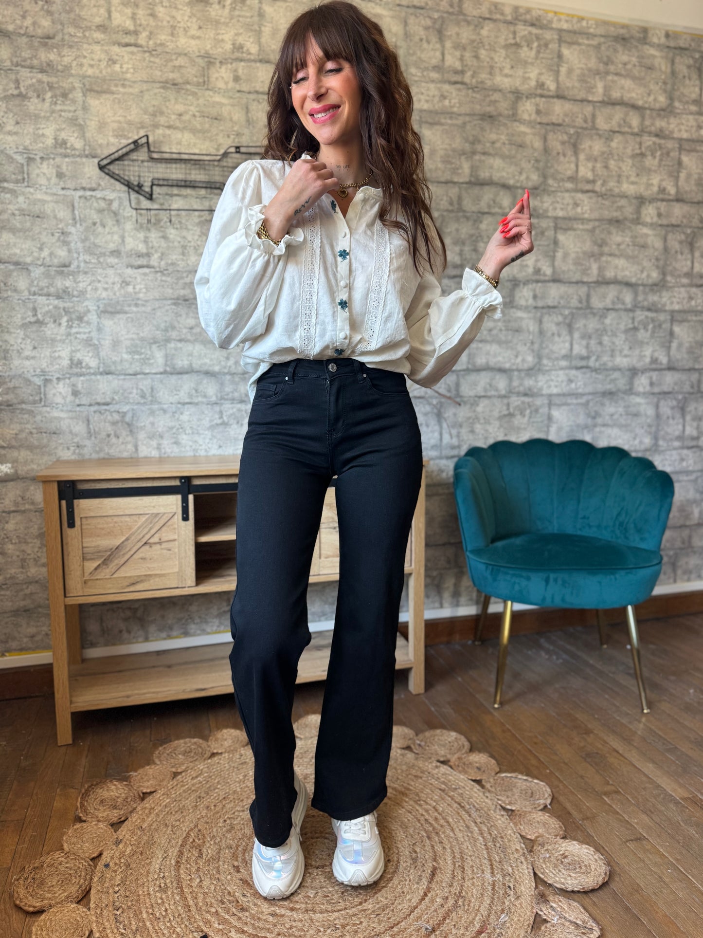Jean's Bootcut Noir New